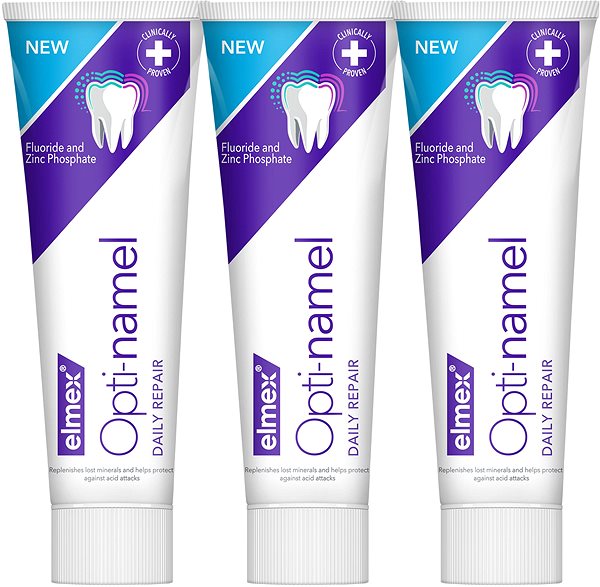 Zubná pasta ELMEX Opti-namel Daily Repair 3× 75 ml ...