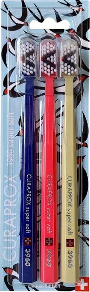 Zubná kefka CURAPROX CS 3960 Super Soft lastovičia edícia 3 ks ...