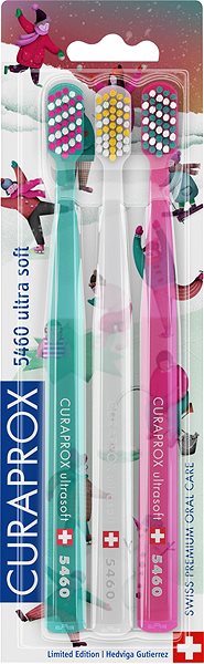 Zubná kefka CURAPROX CS 5460 Ultra Soft zimná edícia 3 ks ...