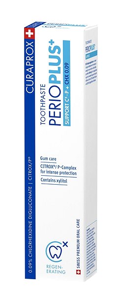 Zubná pasta CURAPROX Perio Plus Support CHX 0.09, 75 ml ...