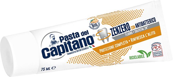 Zubná pasta PASTA DEL CAPITANO Zenzero Noc Antibatterico 75 ml ...