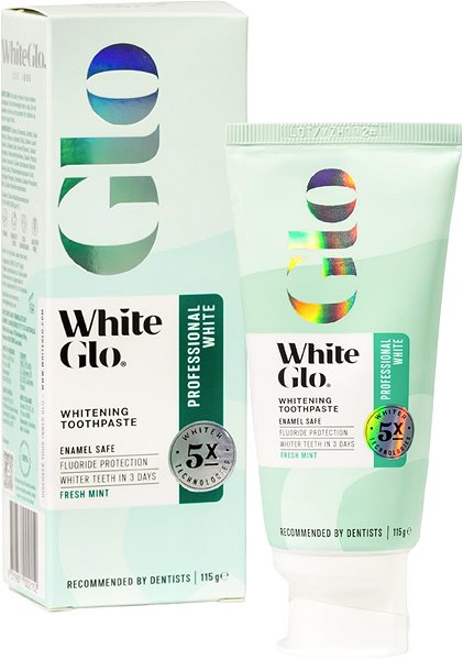 Toothpaste WHITE GLO Professional Fresh Mint 115 g .
