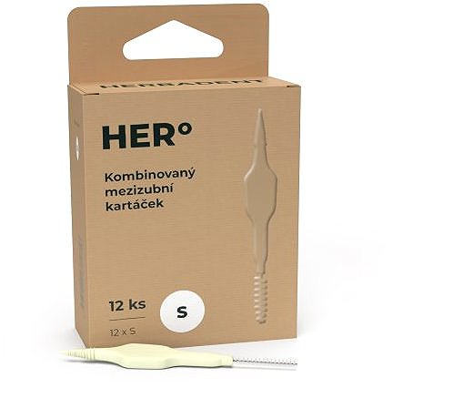 Medzizubná kefka HERBADENT Hero veľkosť S, 12 ks .