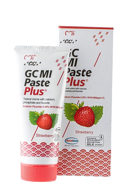 Fogkrém GC MI Paste Plus Strawberry 35 ml Csomag tartalma