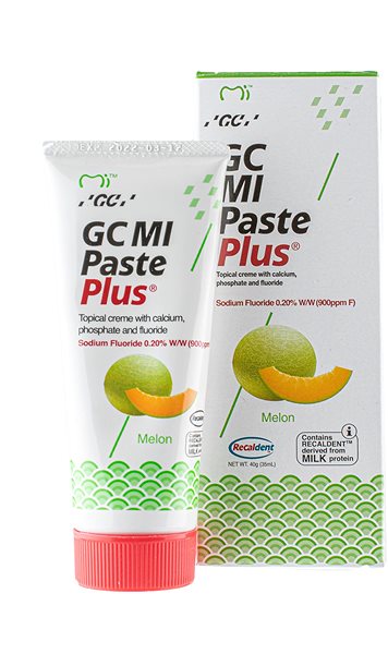Fogkrém GC MI Paste Plus Melon 35 ml Csomag tartalma