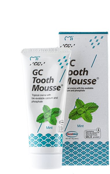 Fogkrém GC Tooth Mousse Mint 35 ml Csomag tartalma