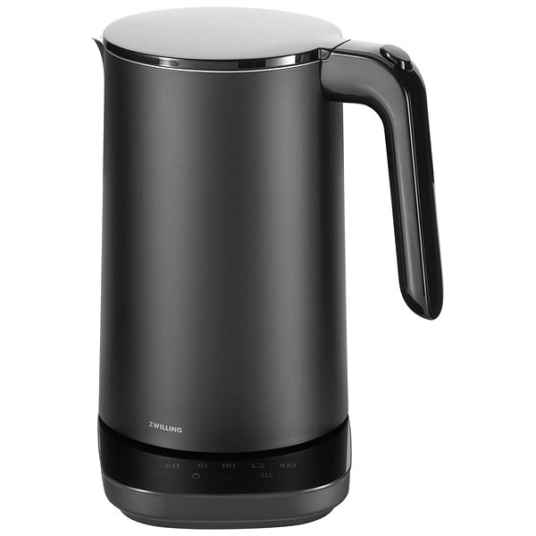 Electric Kettle Zwilling Rapid Boil Kettle ENFINIGY, Black, with Temperature Control Lateral view