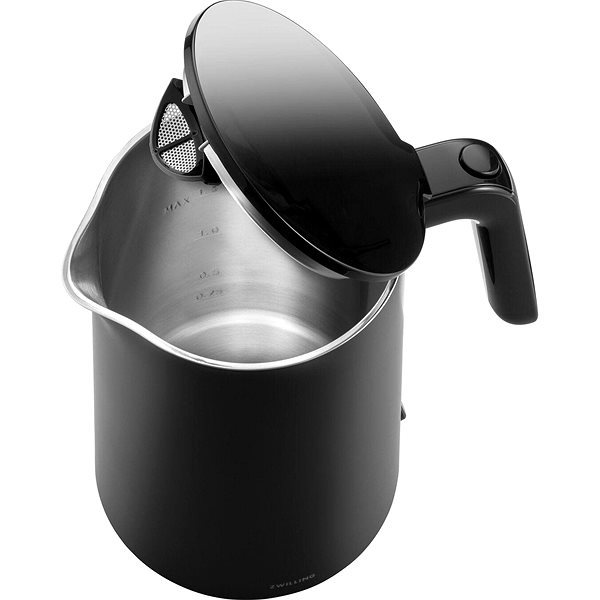Electric Kettle Zwilling Rapid Boil Kettle ENFINIGY, Black Lateral view