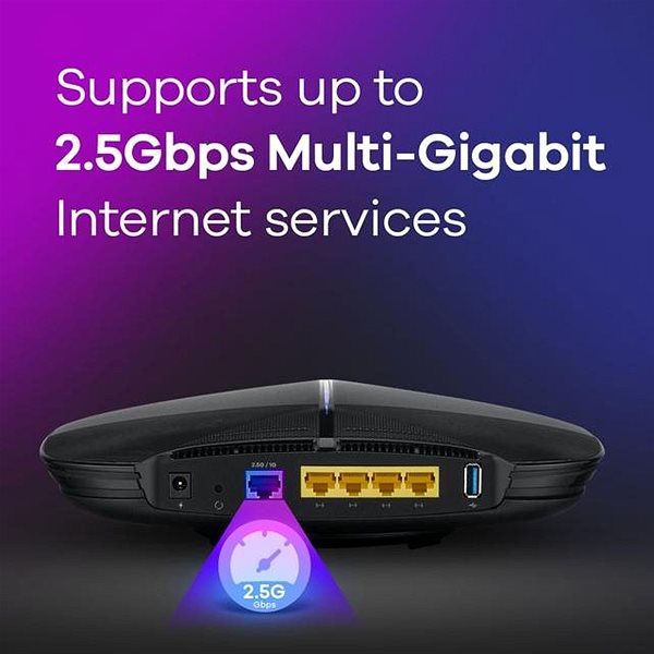 WiFi router Zyxel NBG6818, EU, AC2600 Multi-Gigabit WiFi Router Jellemzők/technológia