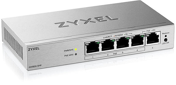 Switch Zyxel GS1200-5HP V3 ...