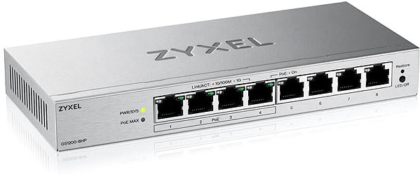 Switch Zyxel GS1200-8HP V3 ...