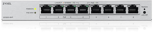 Switch Zyxel GS1200-8HP V3 ...