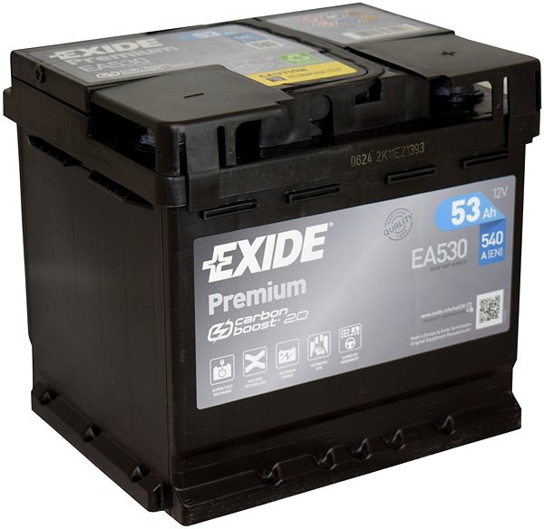 Autobaterie EXIDE Premium 53Ah, 12V, EA530 ...
