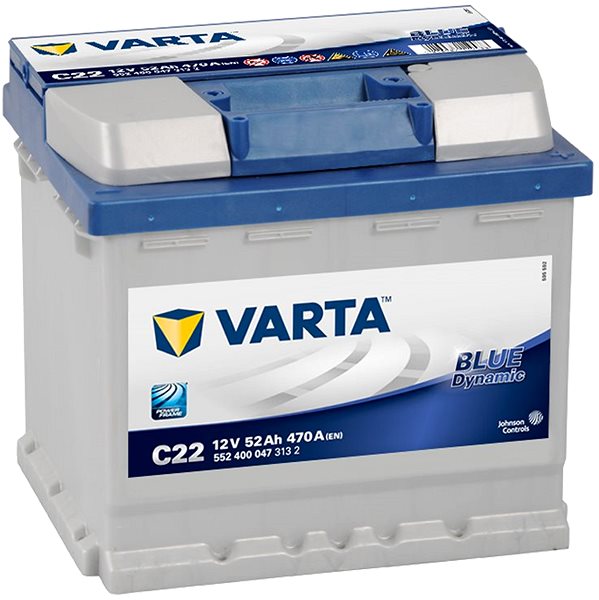 Autobaterie VARTA BLUE Dynamic 52Ah, 12V, C22 ...