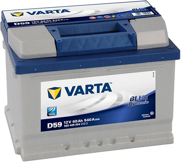 Autobaterie VARTA BLUE Dynamic 60Ah, 12V, D59 ...
