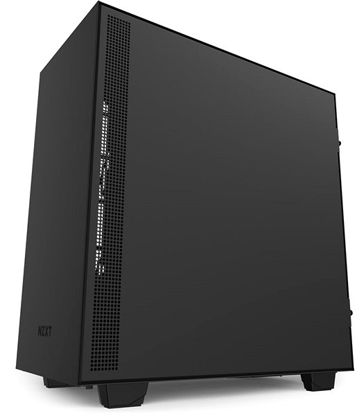 PC Case NZXT H510i Matte Black Red Screen