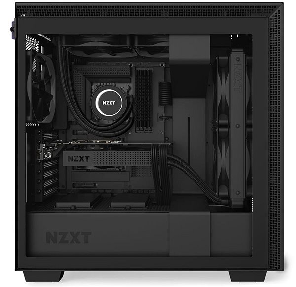 PC Case NZXT H710 Matte Black Lateral view