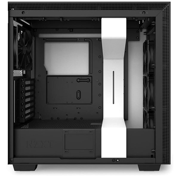 PC Case NZXT H710 Matte White Lateral view