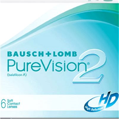 Kontaktné šošovky PureVision 2 HD (6 šošoviek) dioptrie: -1.25, zakrivenie: 8.60 ...