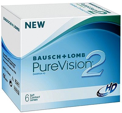 Kontaktné šošovky PureVision 2 HD (6 šošoviek) dioptrie: -6.50, zakrivenie: 8.60 ...