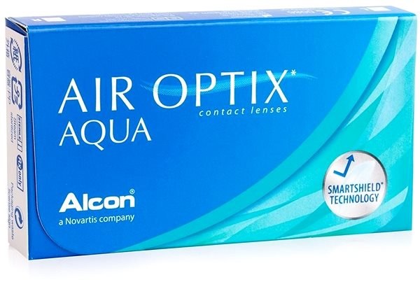 Kontaktné šošovky Air Optix Aqua (6 šošoviek) dioptrie: -6.50, zakrivenie: 8.60 ...