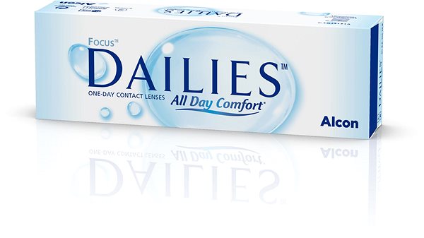 Kontaktné šošovky Dailies All Day Comfort (30 šošoviek) dioptrie: -3.50, zakrivenie: 8.6 dioptrie: -3.50, zakrivenie: 8.6 ...