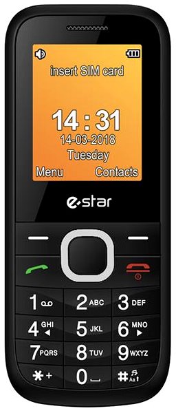 Mobilný telefón eSTAR X18 strieborný ...