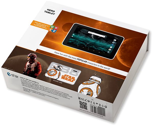 Tablet eSTAR Beauty HD 7 WiFi Star Wars BB8 Packaging/box