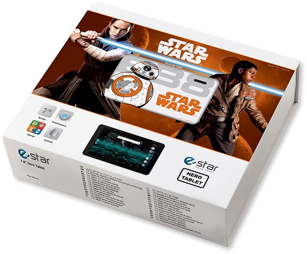 Tablet eSTAR Beauty HD 7 WiFi Star Wars BB8 Packaging/box