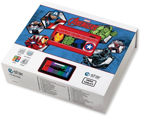 Tablet eSTAR Beauty HD 7 WiFi Avengers Packaging/box