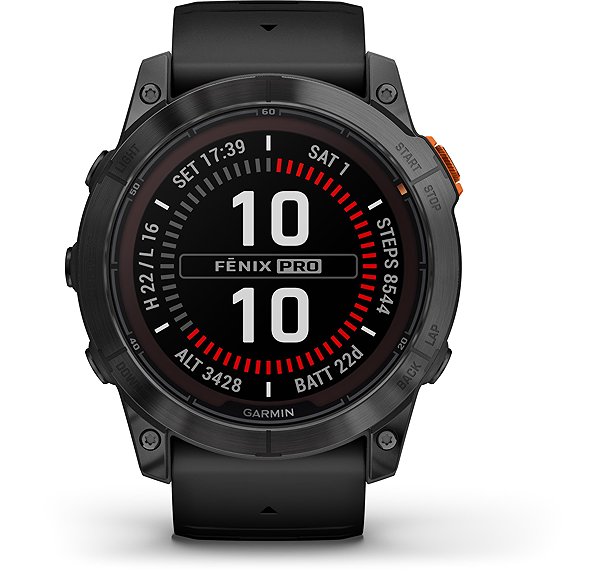 Smart Watch Garmin Fenix 7X Pro Gray/Black Band ...