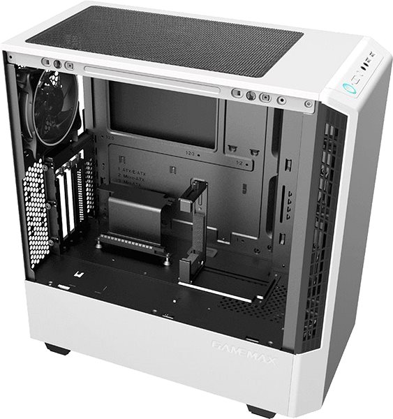 PC Case GameMax Panda / T802 White Lateral view