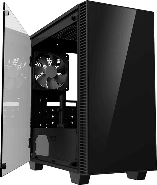 PC-Gehäuse GameMax Mini Abyss / H608 Seitlicher Anblick