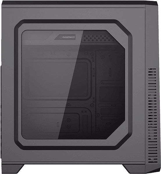 PC Case GameMax G561, Black Lateral view