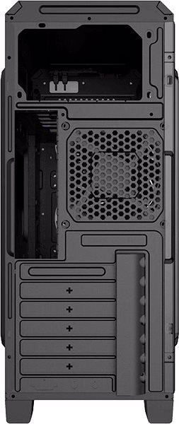 PC-Gehäuse GameMax G561 schwarz Rückseite