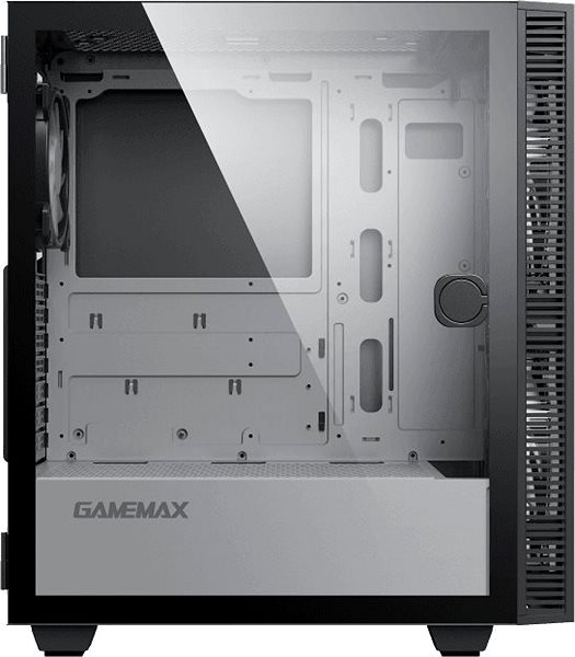 PC-Gehäuse GameMax Aero Seitlicher Anblick