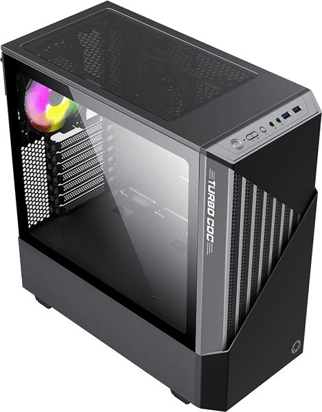 PC-Gehäuse GameMax Contac COC Black/Grey Anschlussmöglichkeiten (Ports)