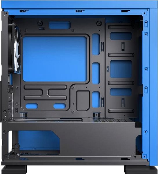 PC Case GameMax EXPEDITION Blue Lateral view