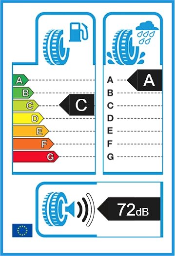 Celoročná pneumatika Bridgestone WEATHER CONTROL A005 DRIVEGUARD 225/45 R17 94 Y XL Energetický štítok