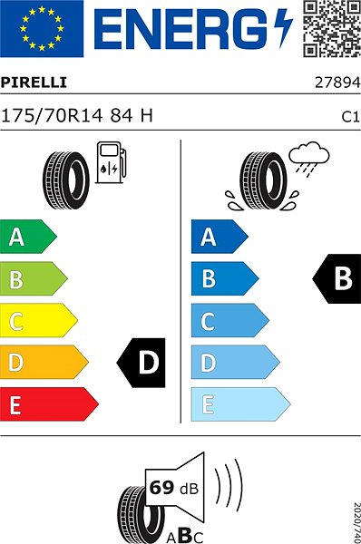 Letní pneu Pirelli Cinturato P1 Verde 175/70 R14 84 H ...