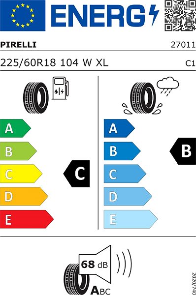Letná pneumatika Pirelli Cinturato P7 RUN FLAT 225/60 R18 104 W ...