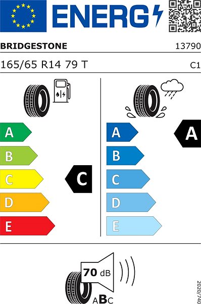 Letná pneumatika Bridgestone TURANZA T005 165/65 R14 79 T ...