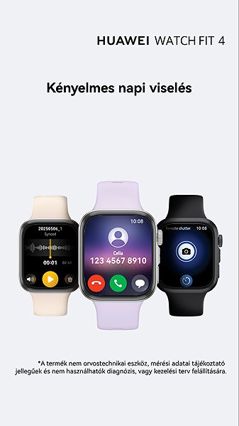 Okosóra Huawei Watch Fit 4 Black ...