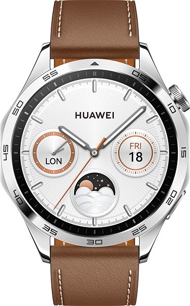 Okosóra Huawei Watch GT 4 46mm Brown Leather Strap ...