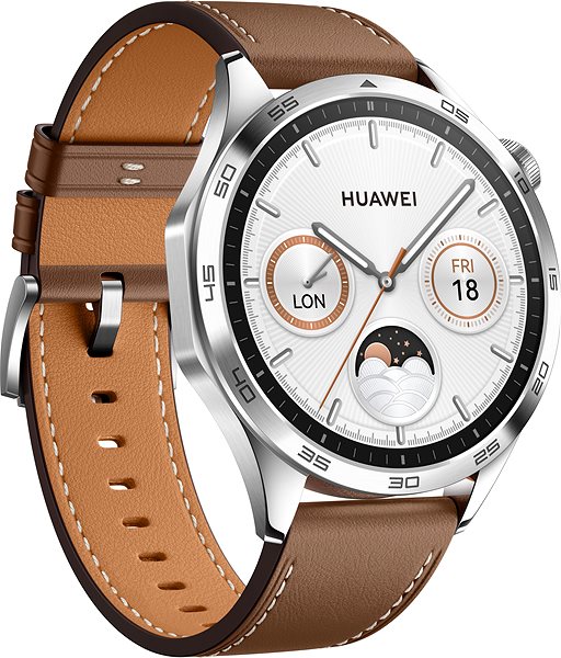Okosóra Huawei Watch GT 4 46mm Brown Leather Strap ...