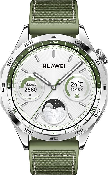 Smart Watch Huawei Watch GT 4 46 mm Green Composite Strap ...