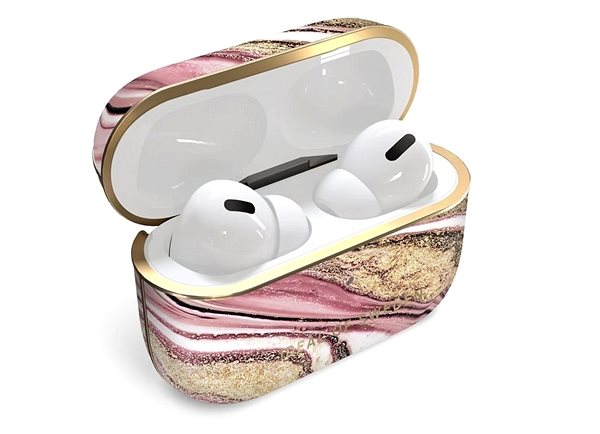 Headphone Case iDeal Of Sweden for Apple Airpods 1/2 Generation Cosmic Pink Swirl Features/technology