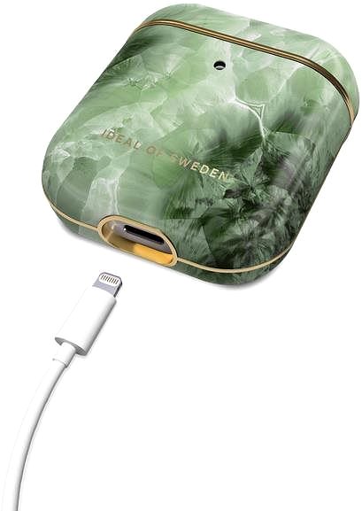 Kopfhörer-Hülle iDeal Of Sweden für Apple Airpods - crystal green sky Anschlussmöglichkeiten (Ports)