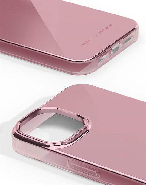 Kryt na mobil iDeal Of Sweden Ochranný kryt Clear Case na iPhone 15 Mirror Pink ...