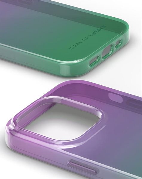Kryt na mobil iDeal Of Sweden Ochranný kryt Clear Case na iPhone 15 Pro Fluorite Ombre ...